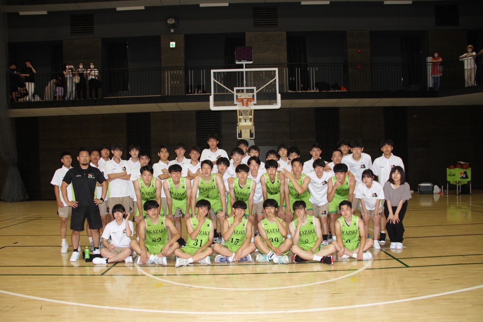 激レア 人間環境大学附属岡崎高校（岡崎学園）バレーボールTシャツ国体　ことちゃん バスケットボール部 愛知私学大会 優勝 - 人間環境大学附属岡崎