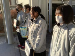 インターアクト部・生徒会執行部（能登半島地震募金）