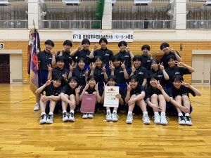 祝！東海高校総体優勝（バレーボール部）