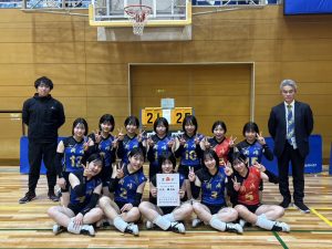 新人バレーボール大会　第２位